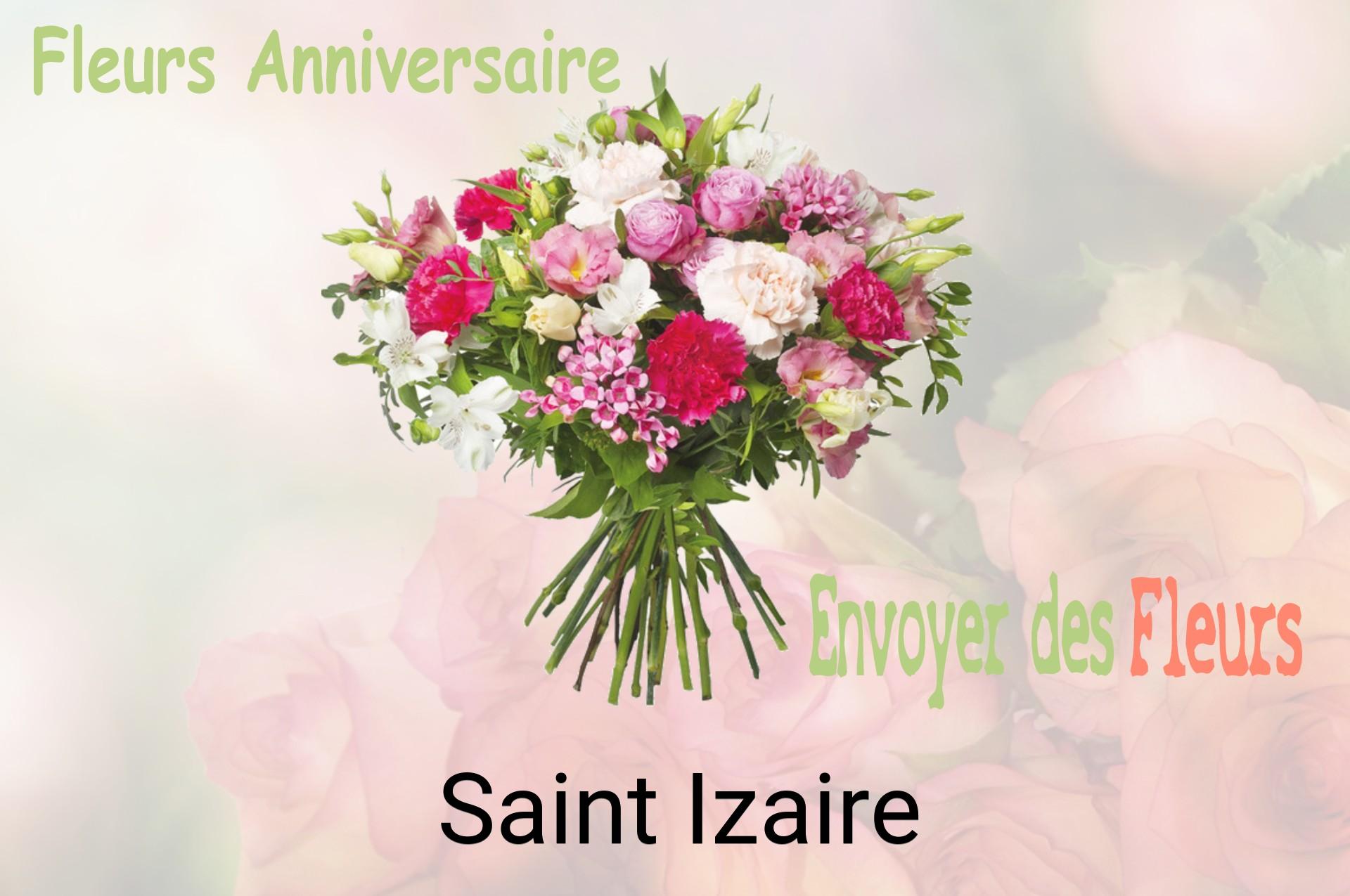 Bouquet de fleurs d’anniversaire livré à Saint-Izaire
