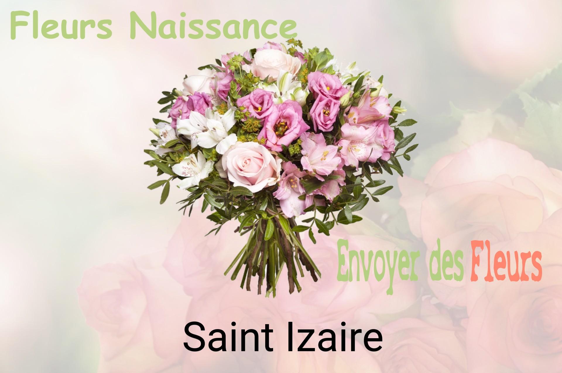 Bouquet de fleurs de naissance livré à Saint-Izaire